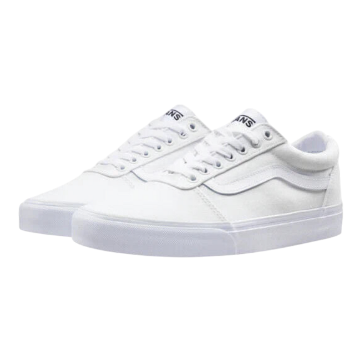 Vans Ward Men's Sneakers — True White Canvas Low-Top