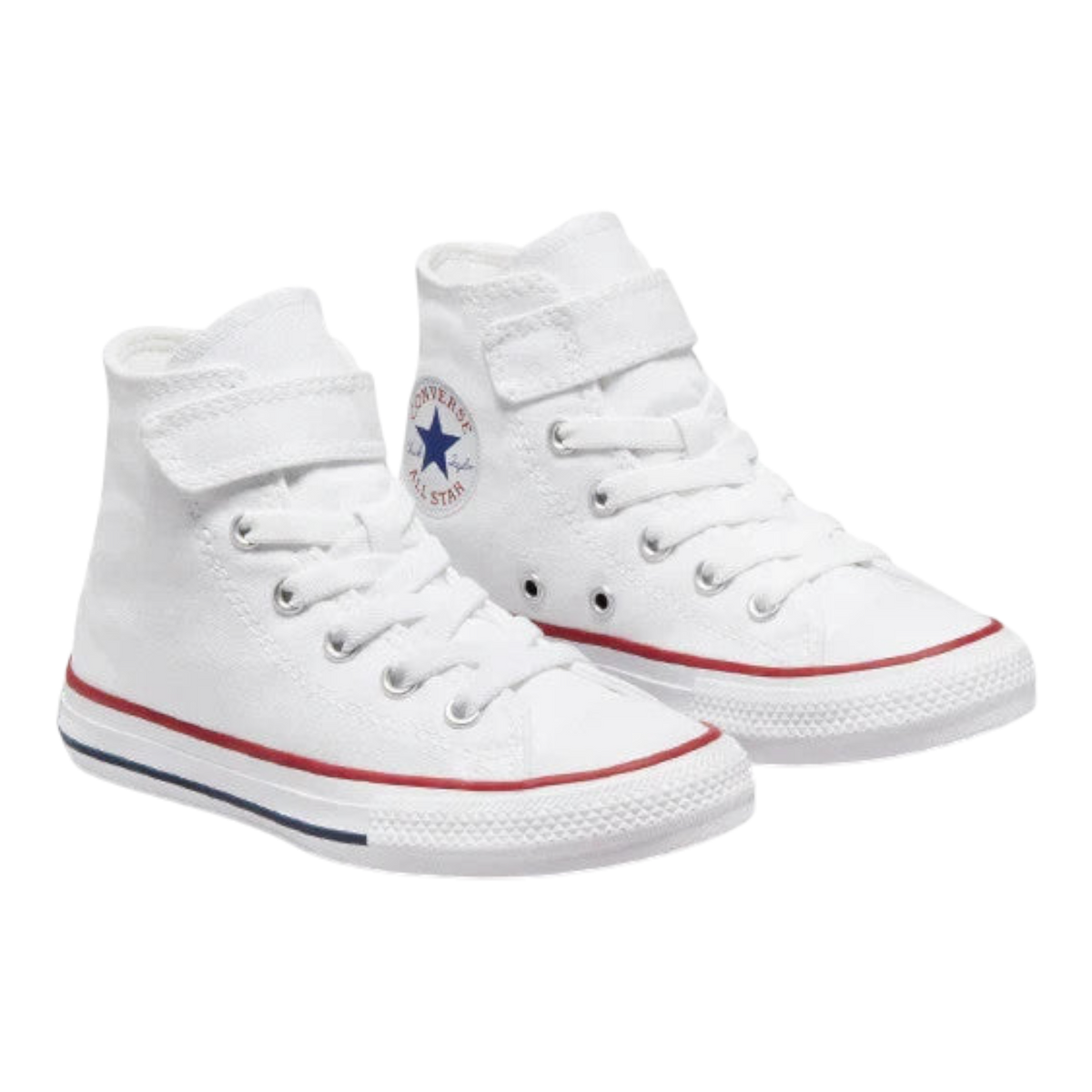 Converse Chuck Taylor All Star 1V Little Kids' (PS) High-Top Sneakers — White Canvas