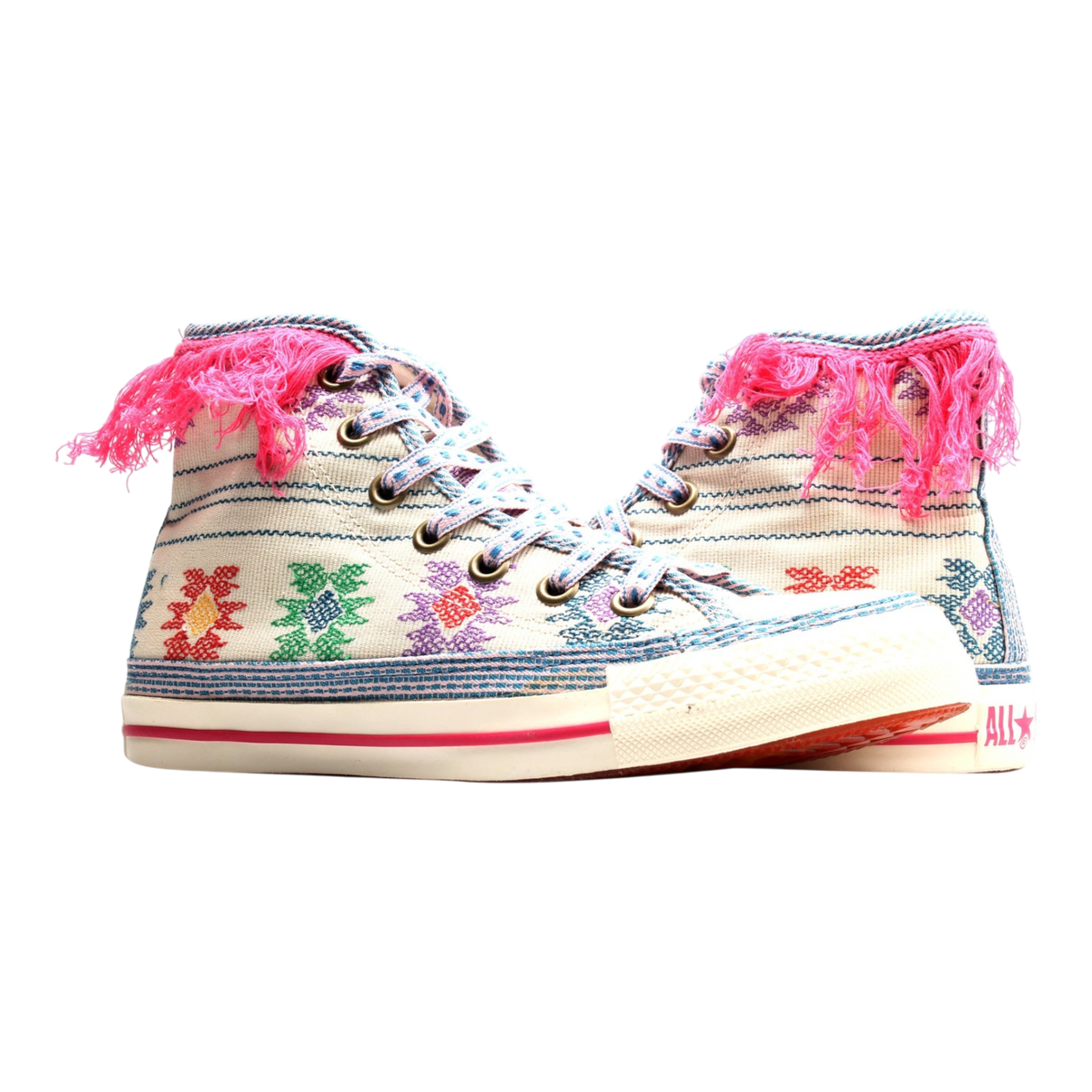 Converse Chuck Taylor All Star Pinotepa Hi Men's High-Top Sneakers — Parchment/Multi Canvas