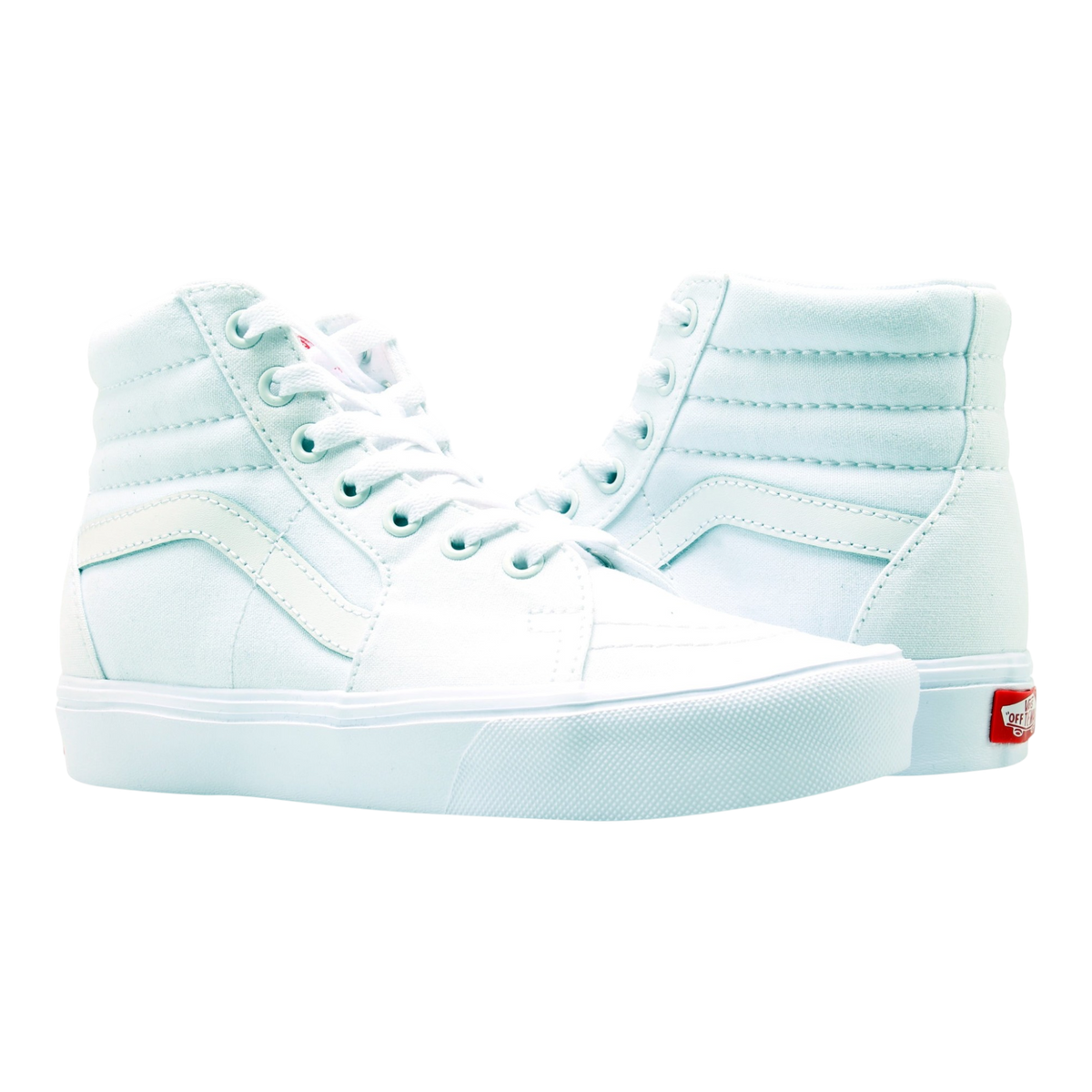 Vans Sk8-Hi Lite Men's Sneakers — True White Suede High-Top