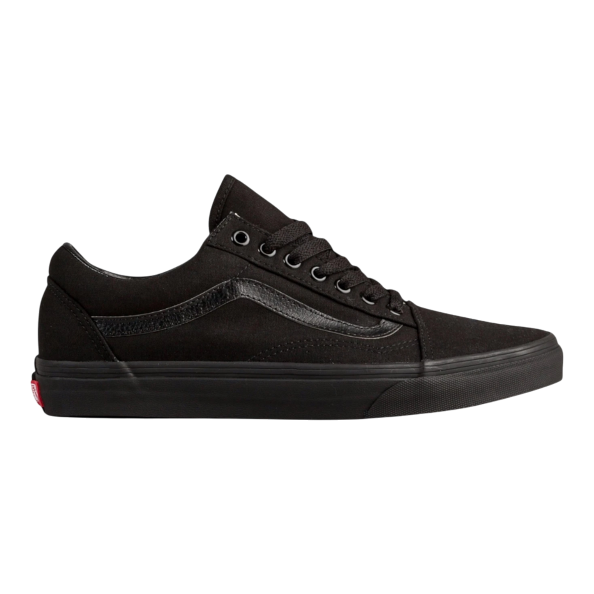 Vans Old Skool Men's Sneakers — Black/Black Suede/Canvas Low-Top