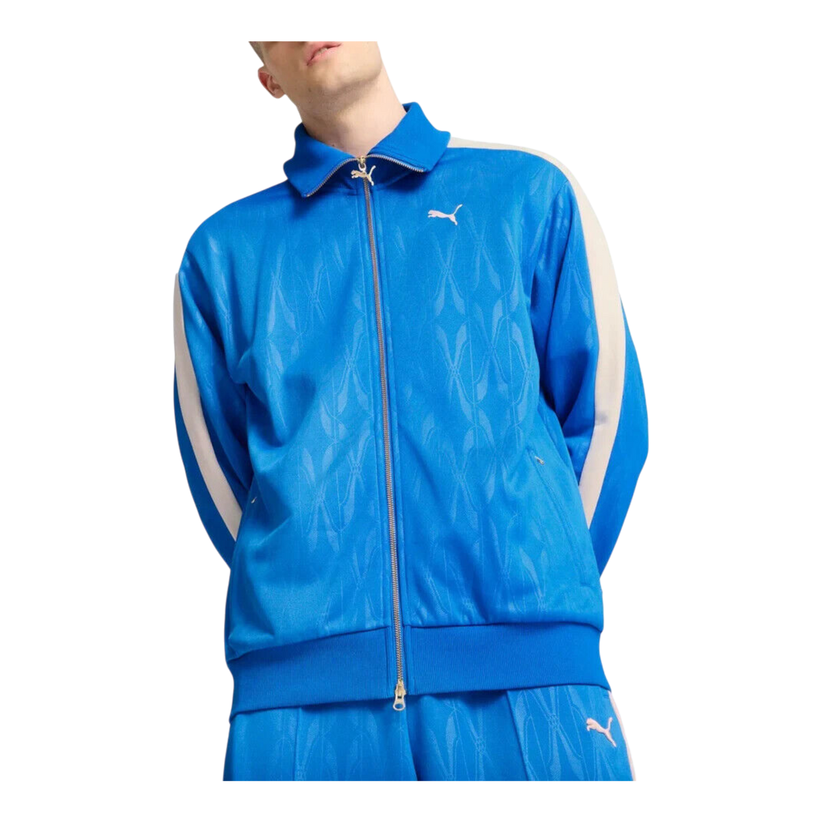 PUMA Neverworn T7 Men's Track Jacket — Blue