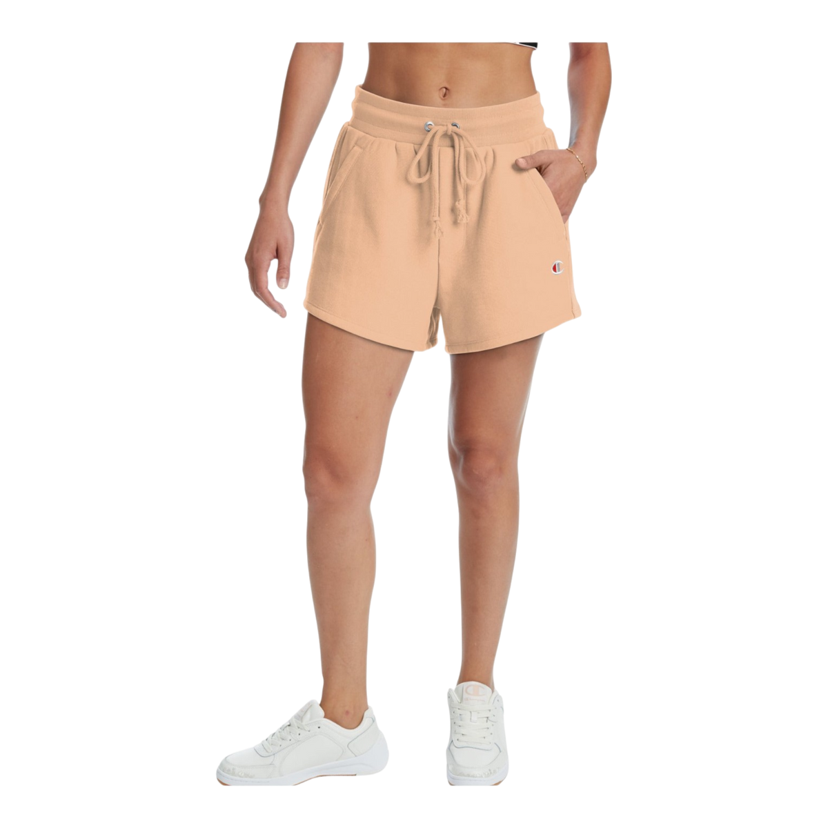 Champion C Life Reverse Weave Certain Women's Shorts — Peach