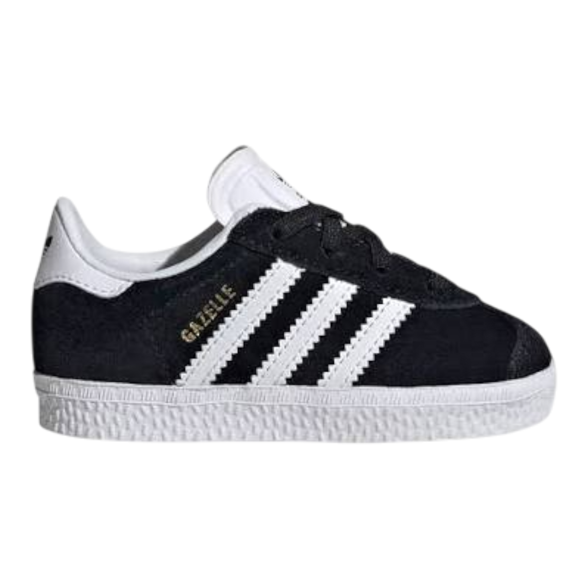 adidas Originals Gazelle I Infants' Sneakers — Black/White Suede