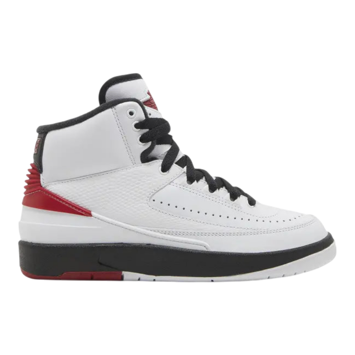 Air Jordan 2 Retro OG 'Chicago' Big Kids' (GS) Sneakers — White/Varsity Red/Black