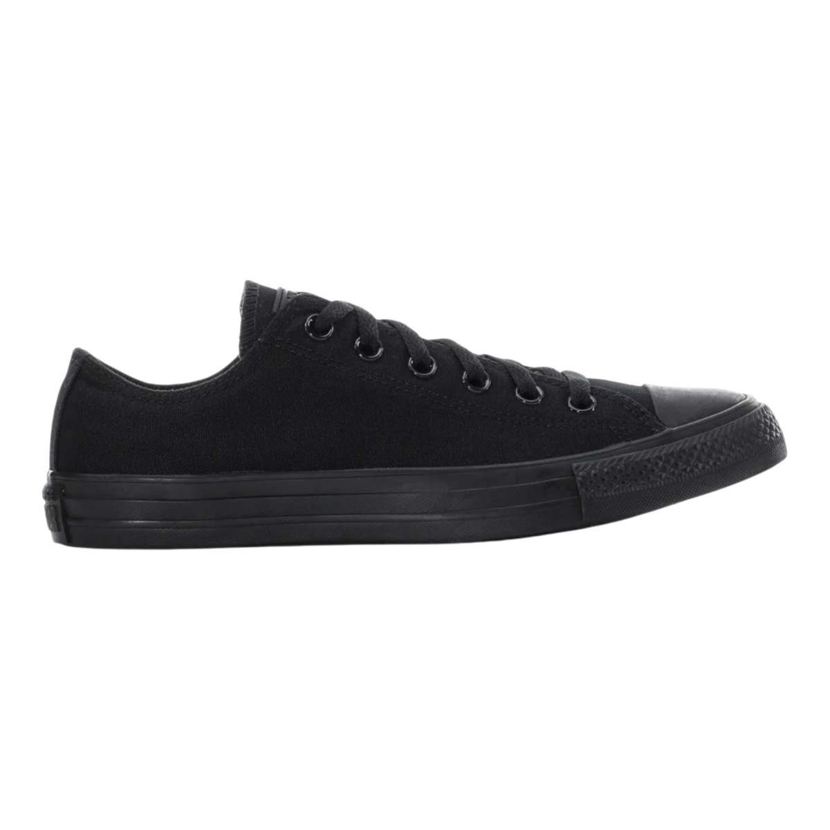 Converse Chuck Taylor All Star Men's Low-Top Sneakers — Black Monochrome Canvas
