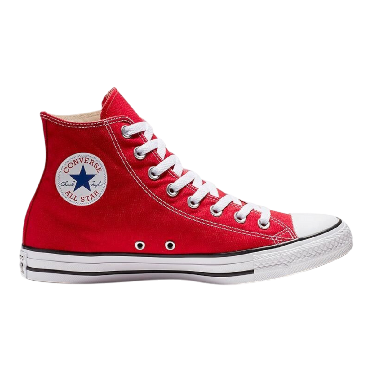 Converse Chuck Taylor All Star Men's Sneakers — Red Canvas High-Top