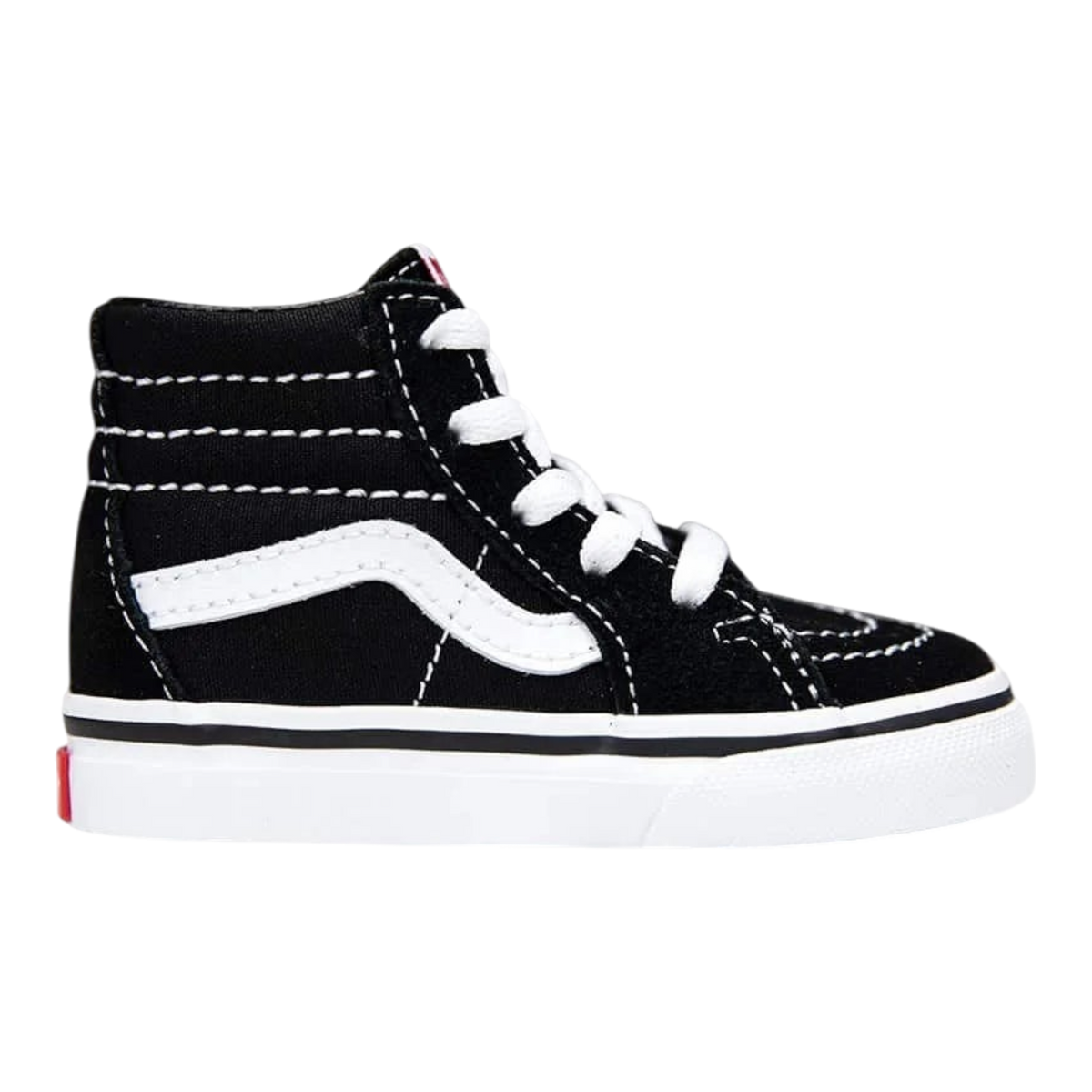 Vans Toddlers' Sk8-Hi Sneakers — Black/True White Canvas High-Top