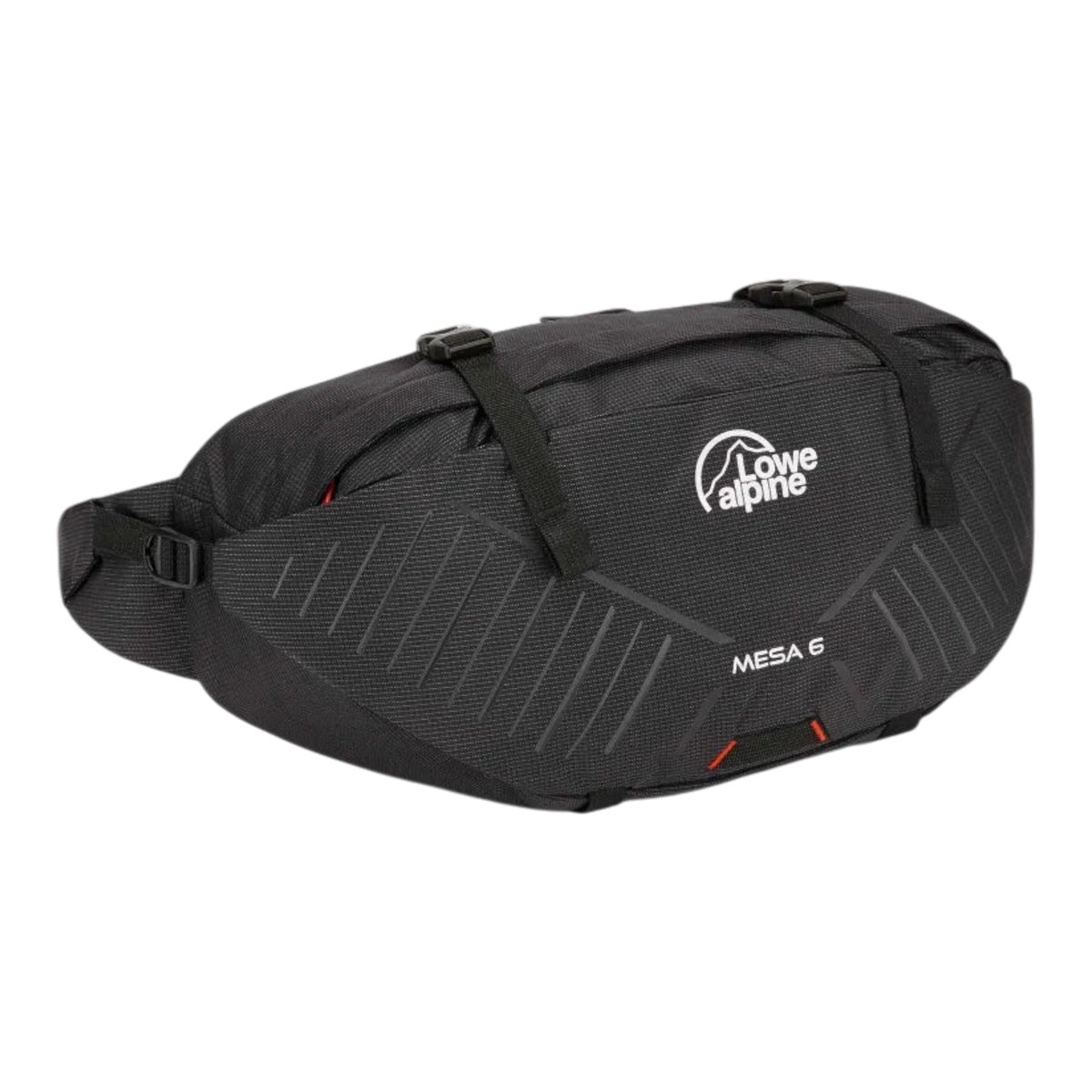 Lowe Alpine Mesa 6 Belt Pack — Black Ripstop Nylon Hip Pack