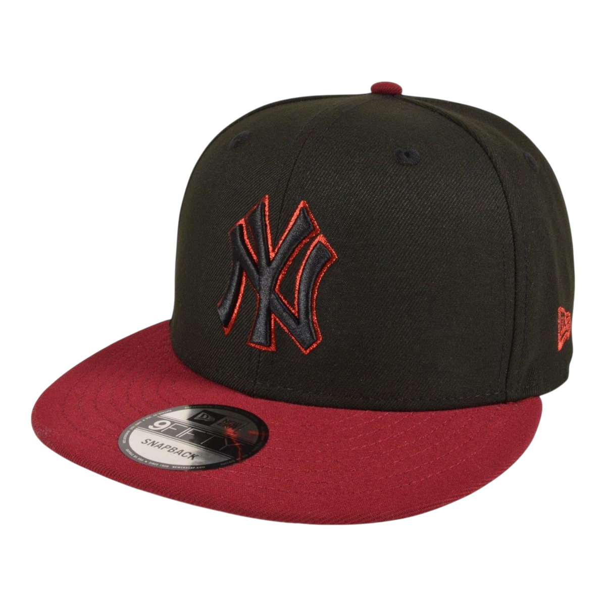 Mitchell & Ness New York Yankees Pro Pinch Men's Snapback Hat — Black/Red