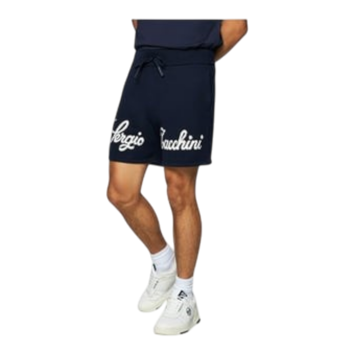 Sergio Tacchini Narni Men's Knit Shorts — Maritime Blue