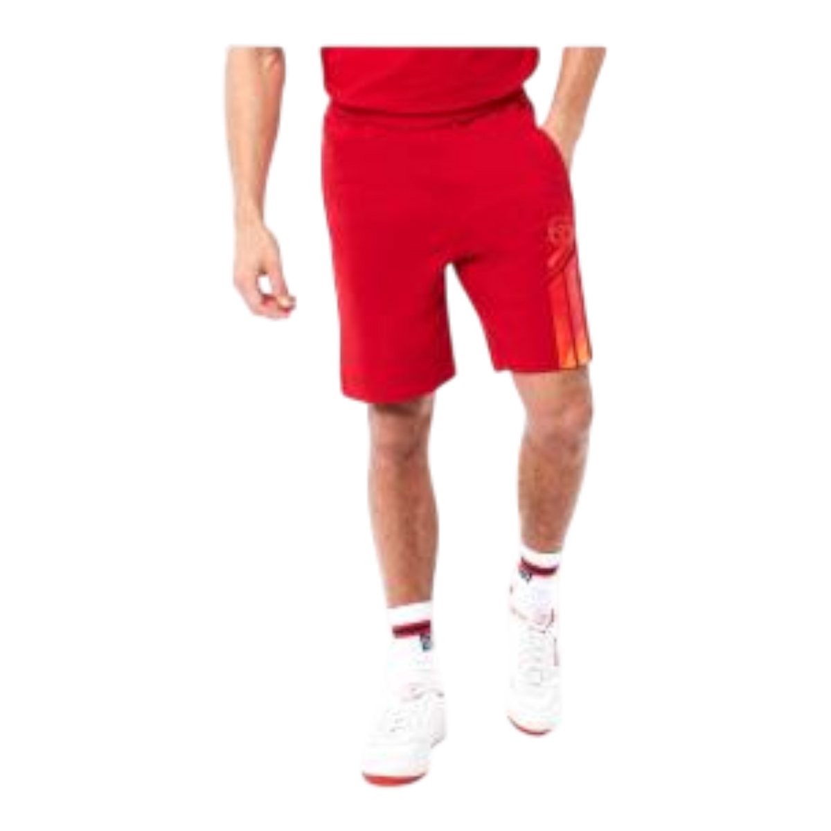 Sergio Tacchini Velocita Men's Shorts — Tango Red
