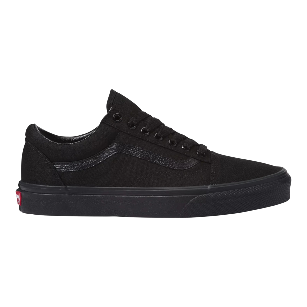 Vans Old Skool Men's Sneakers — Black Canvas/Suede Low-Top