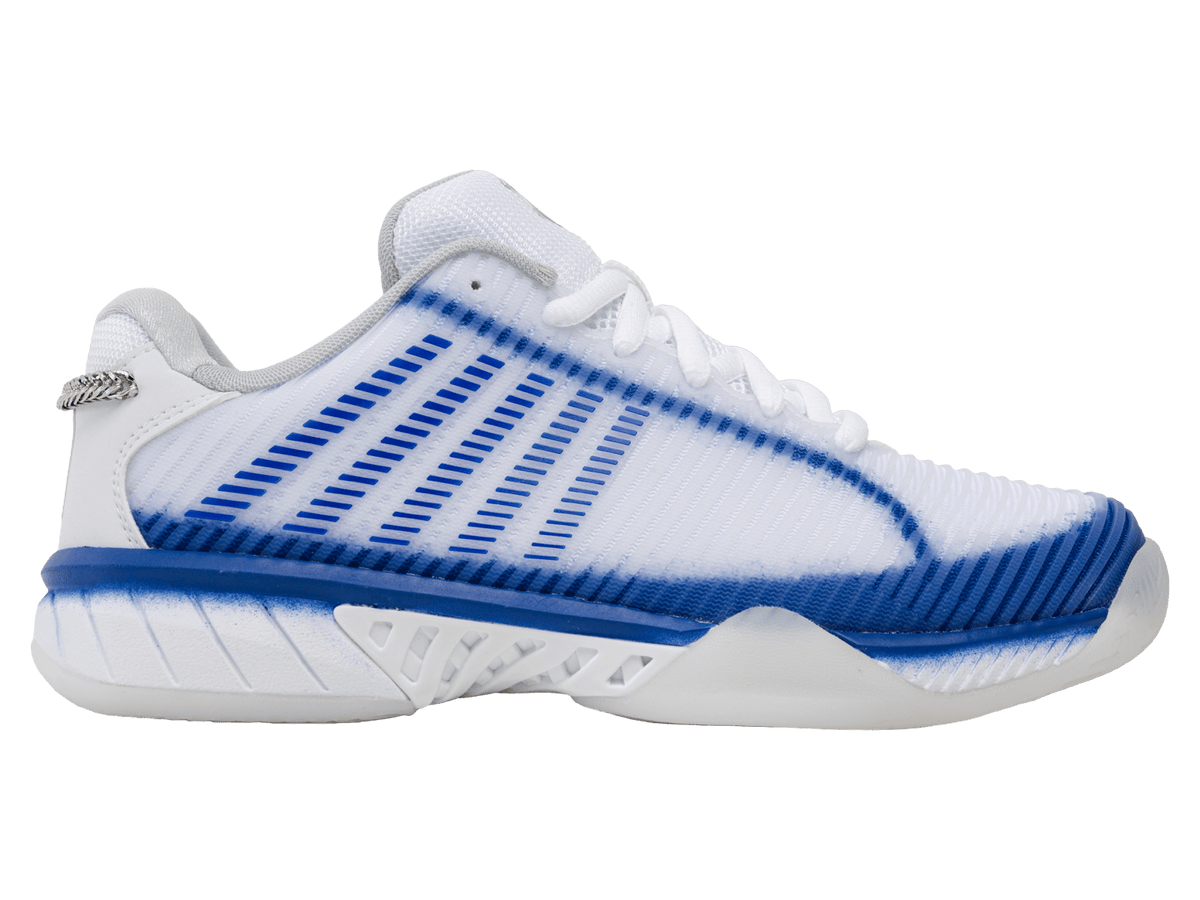 97382-110-M | HYPERCOURT EXPRESS 2 LUCKY IN LOVE | WHITE/ELECTRIC BLUE/SILVER