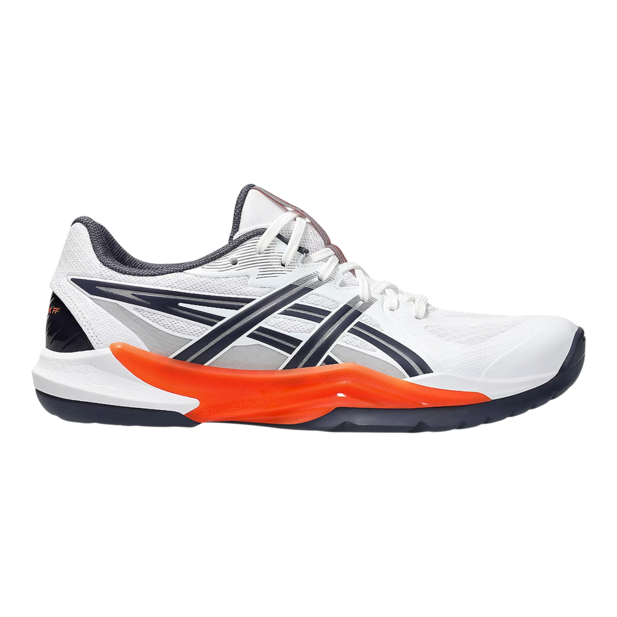 ASICS POWERBREAK FF Mens Pickleball Shoes — White/Nova Orange