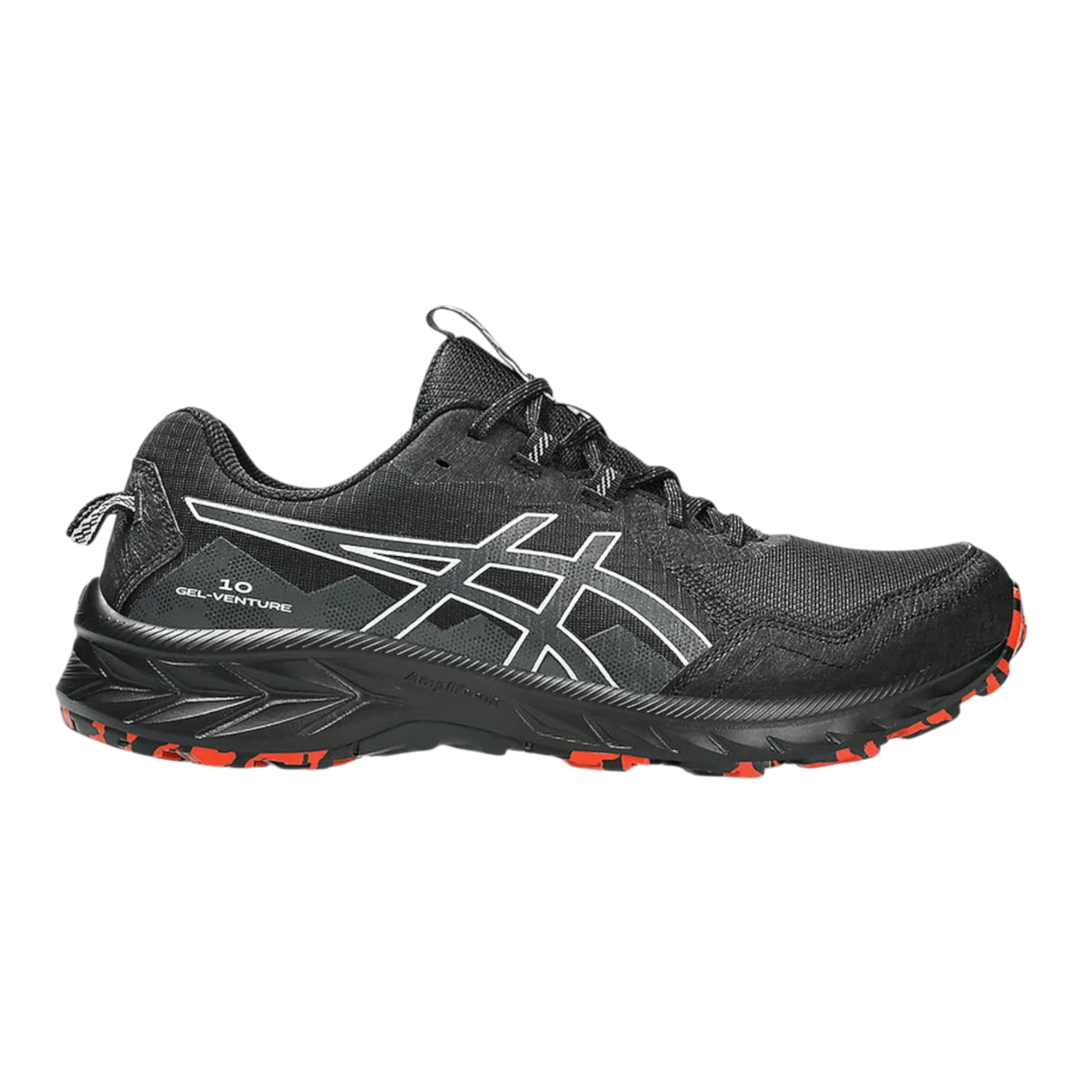 ASICS GEL-VENTURE 10 Extra Wide Mens Trail Running Shoes — Black/Lake Grey