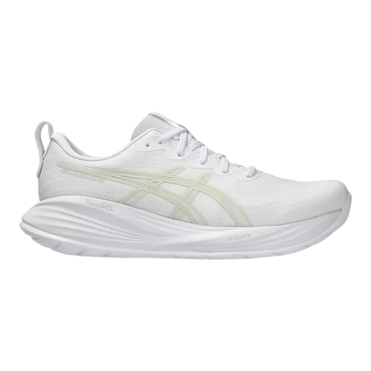 ASICS GEL-CUMULUS 27 Mens Running Shoes — White/Lake Grey
