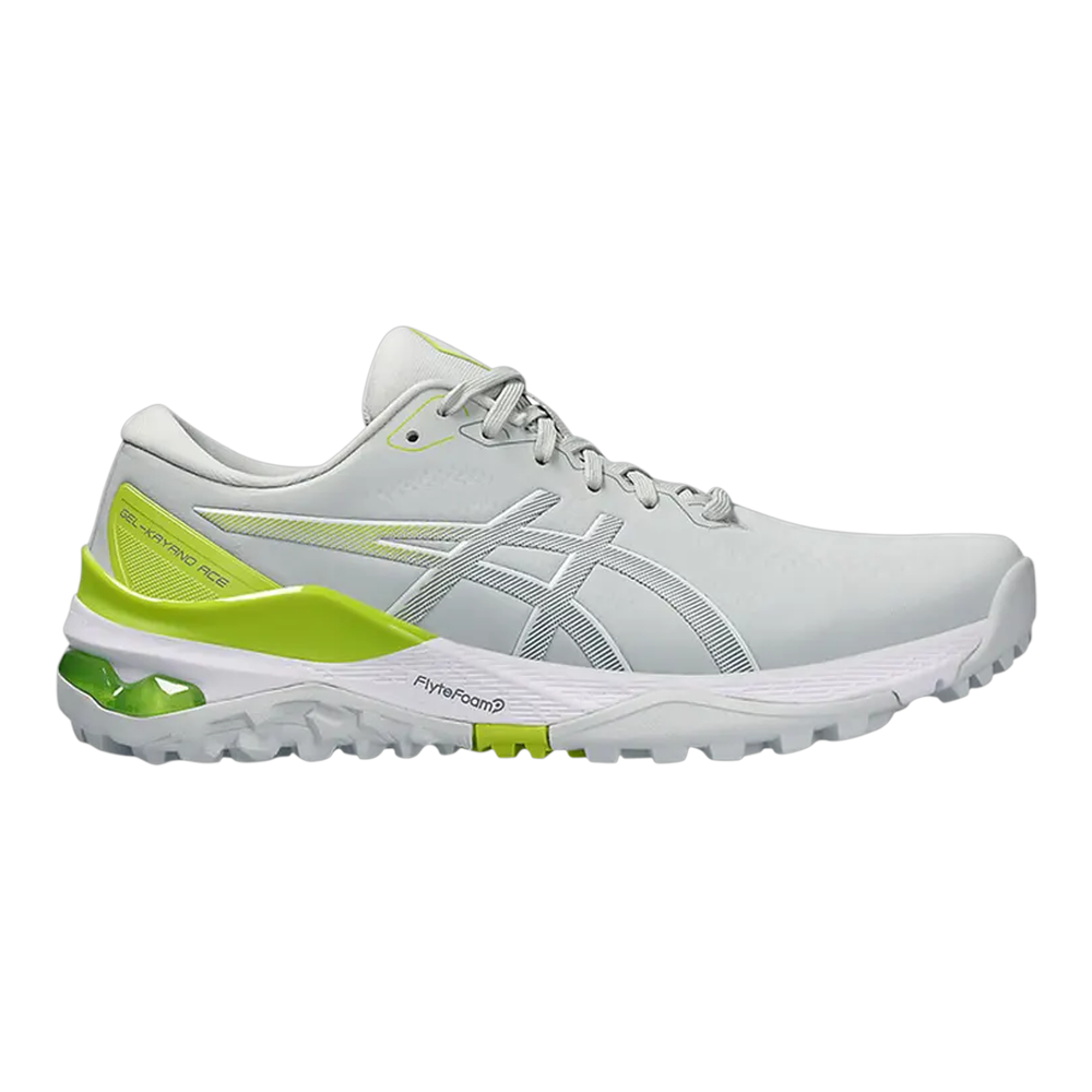 ASICS GEL-KAYANO ACE 2 Wide Mens Golf Shoes — Glacier Grey/Neon Lime