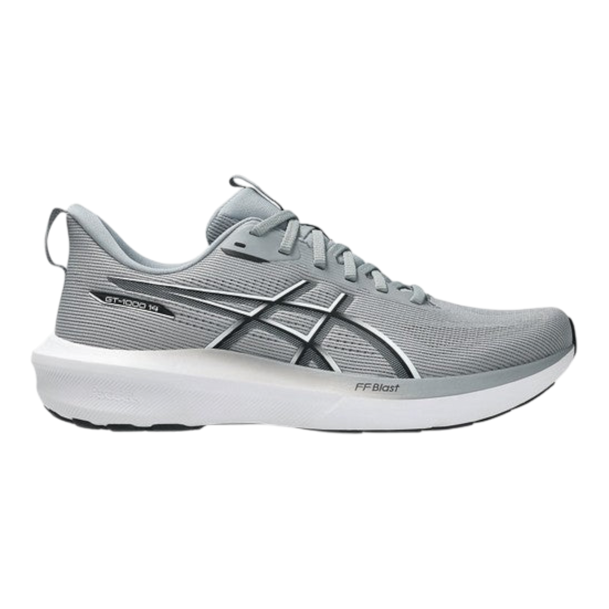 ASICS GT-1000 14 Extra Wide Mens Running Shoes — Gravel/White