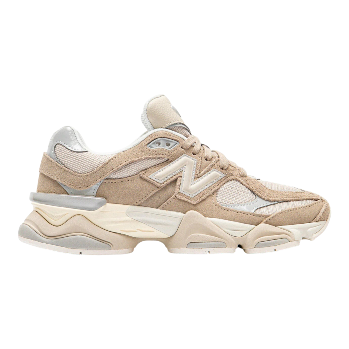 New Balance 9060 Mens Sneakers — Driftwood Suede Low-Top