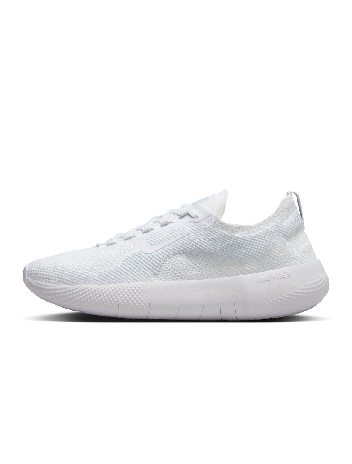 Nike Free 2025 White Mens Training Shoes, outer side profile