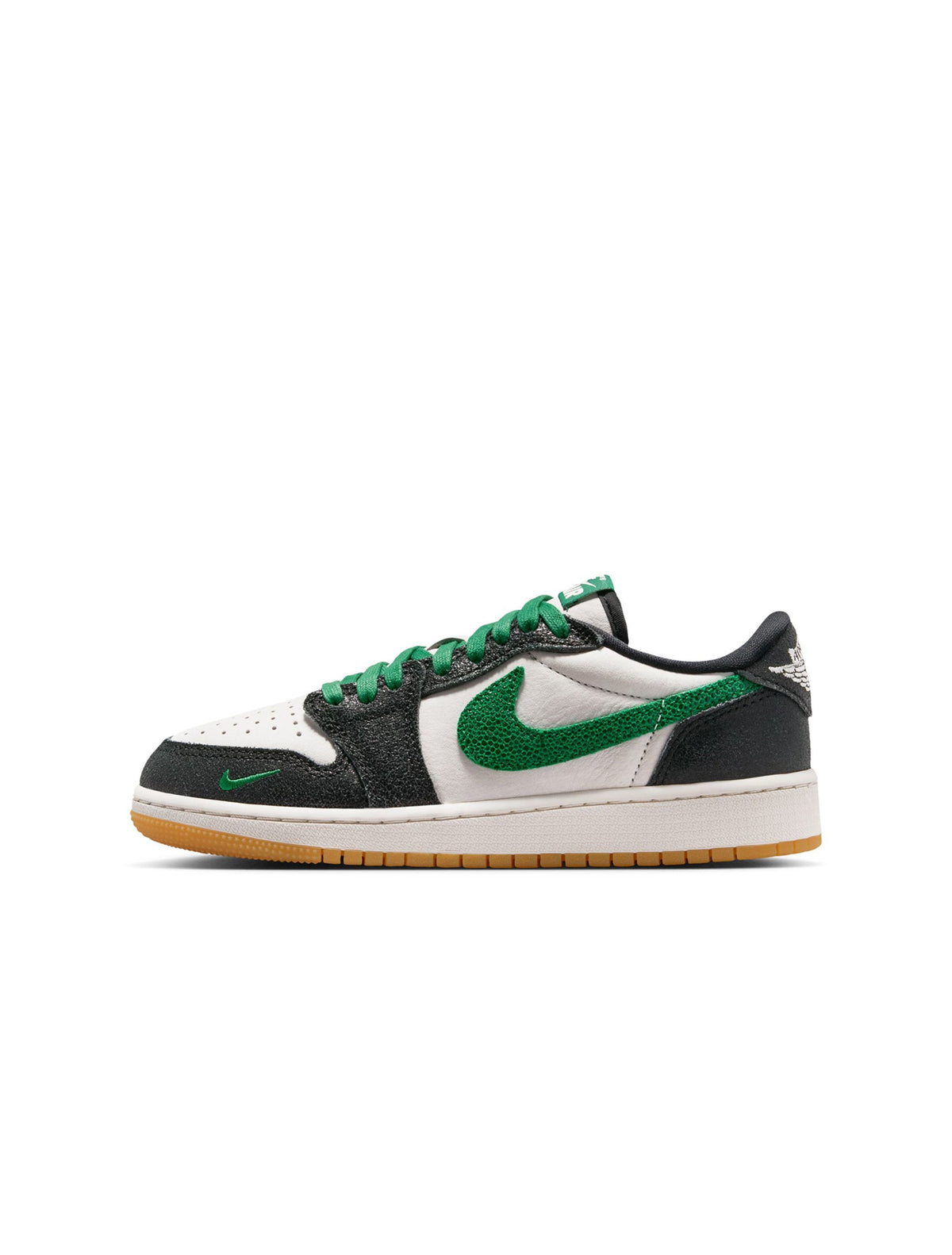 Air Jordan Big Kids 1 Retro Low OG - Pine Green
