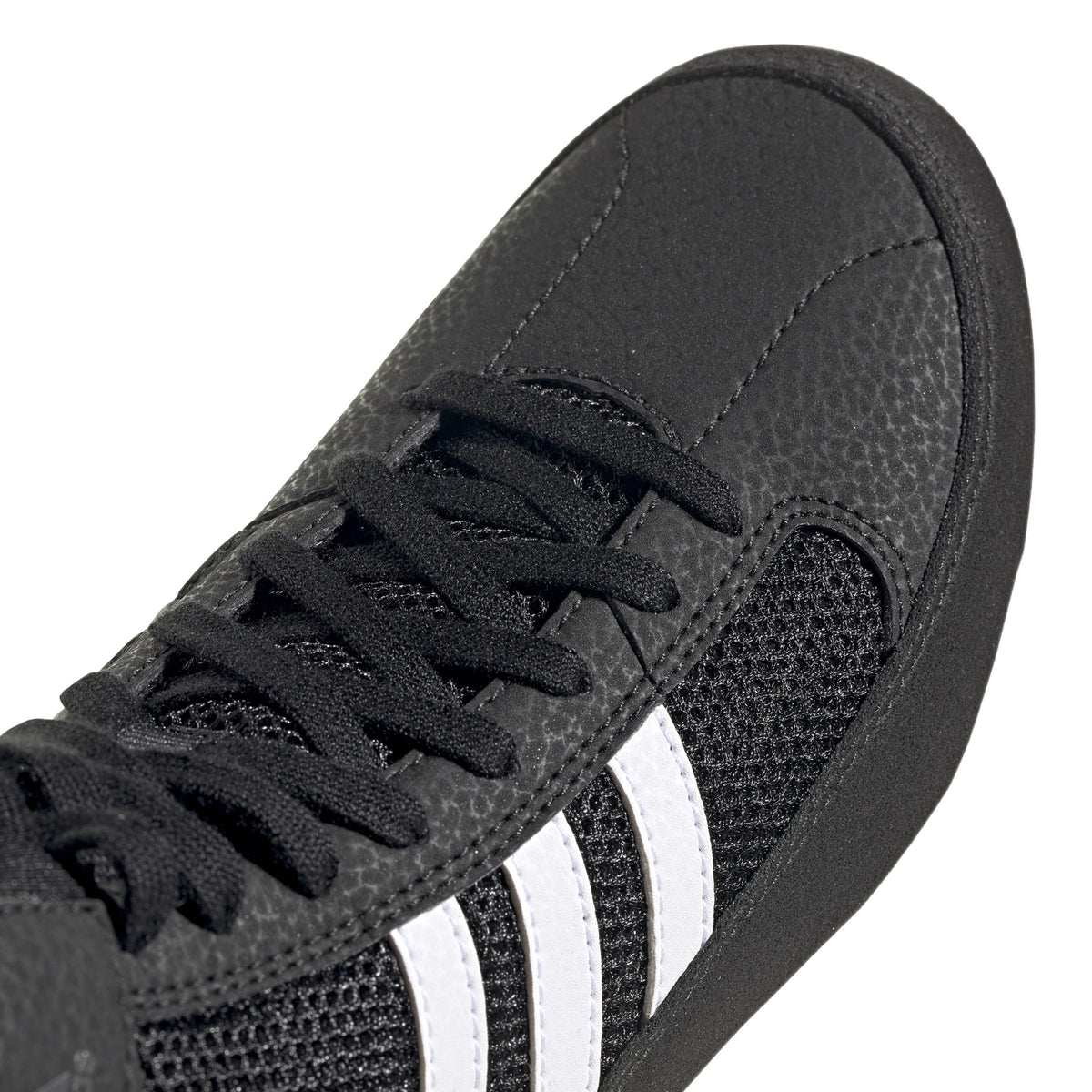 Adidas HVC 2 Youth Black White Gum Wrestling Shoes