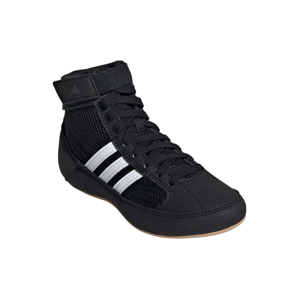 Adidas HVC 2 Youth Black White Gum Wrestling Shoes