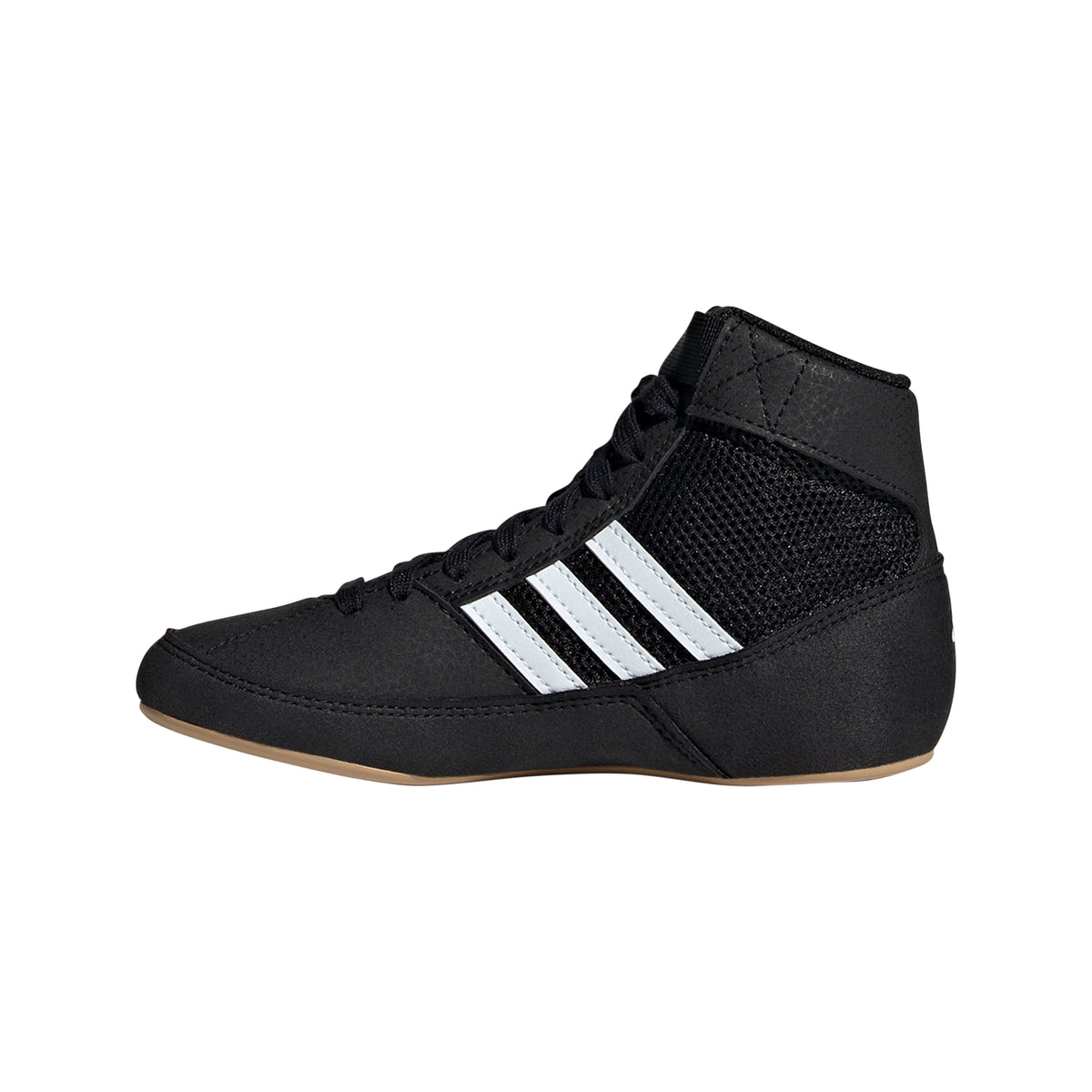 Adidas HVC 2 Youth Black White Gum Wrestling Shoes