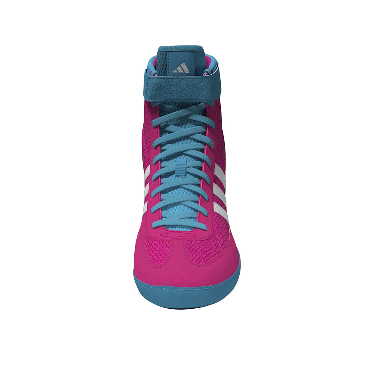 Adidas Combat Speed 4 Pink White Cyan Wrestling Shoes