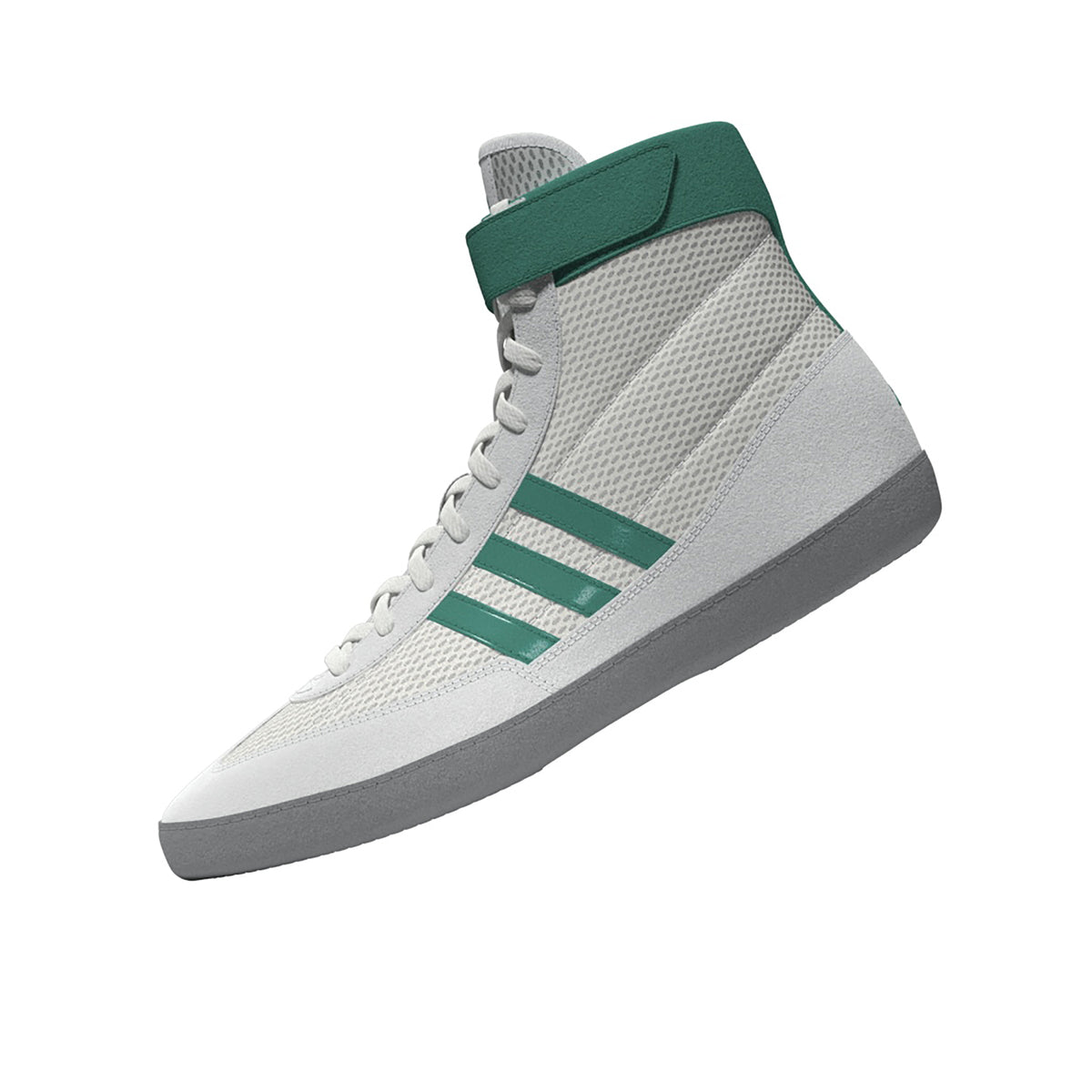 Adidas Combat Speed 4 White Teal Grey Wrestling Shoes