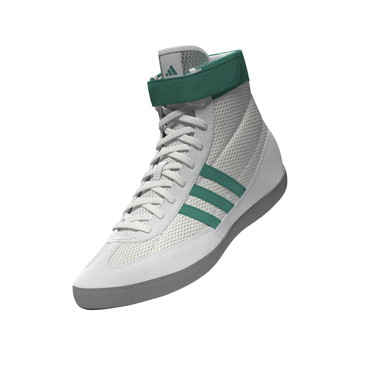 Adidas Combat Speed 4 White Teal Grey Wrestling Shoes