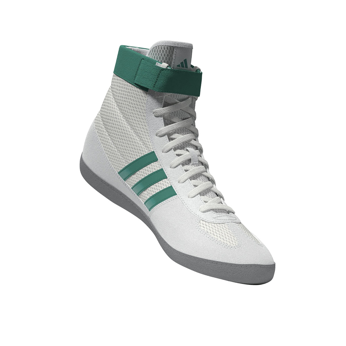 Adidas Combat Speed 4 White Teal Grey Wrestling Shoes