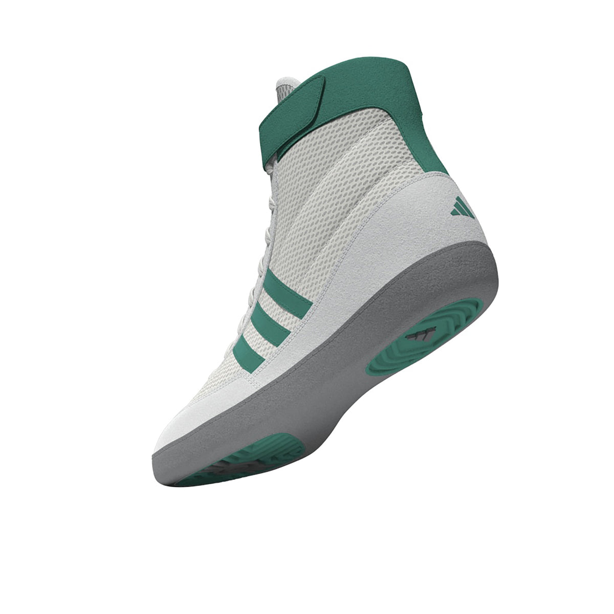 Adidas Combat Speed 4 White Teal Grey Wrestling Shoes