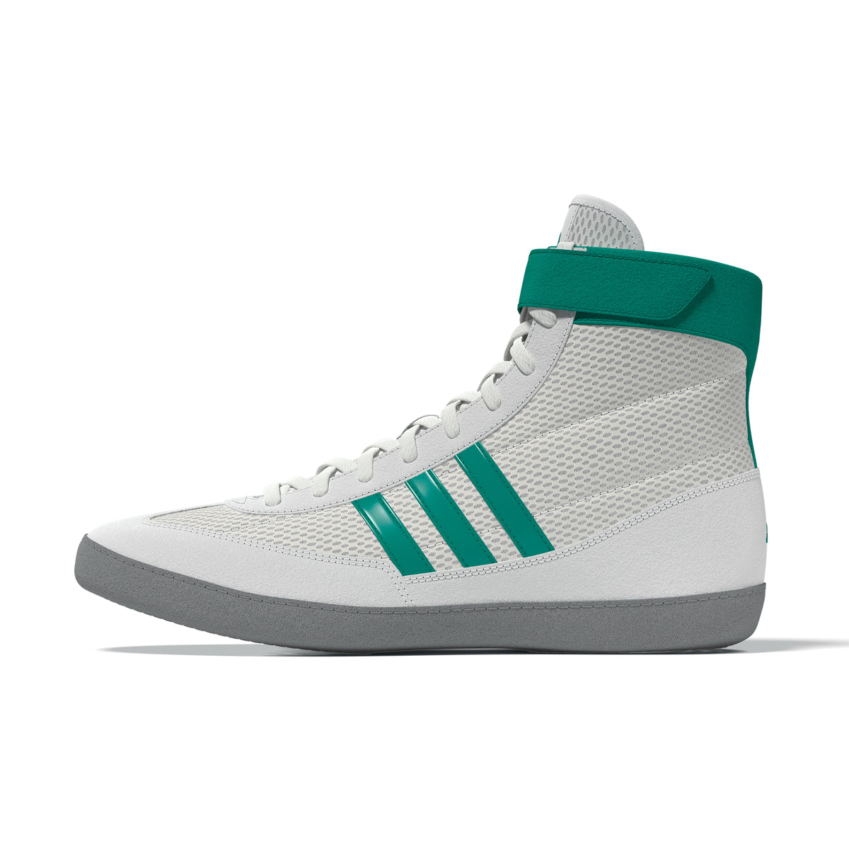Adidas Combat Speed 4 White Teal Grey Wrestling Shoes