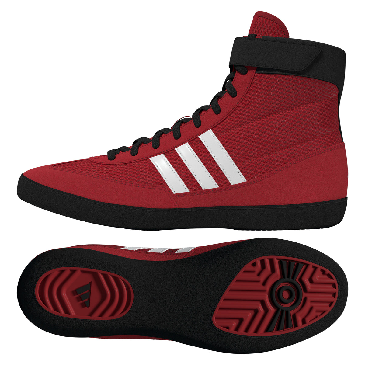 Adidas Combat Speed 4 Red White Black Wrestling Shoes
