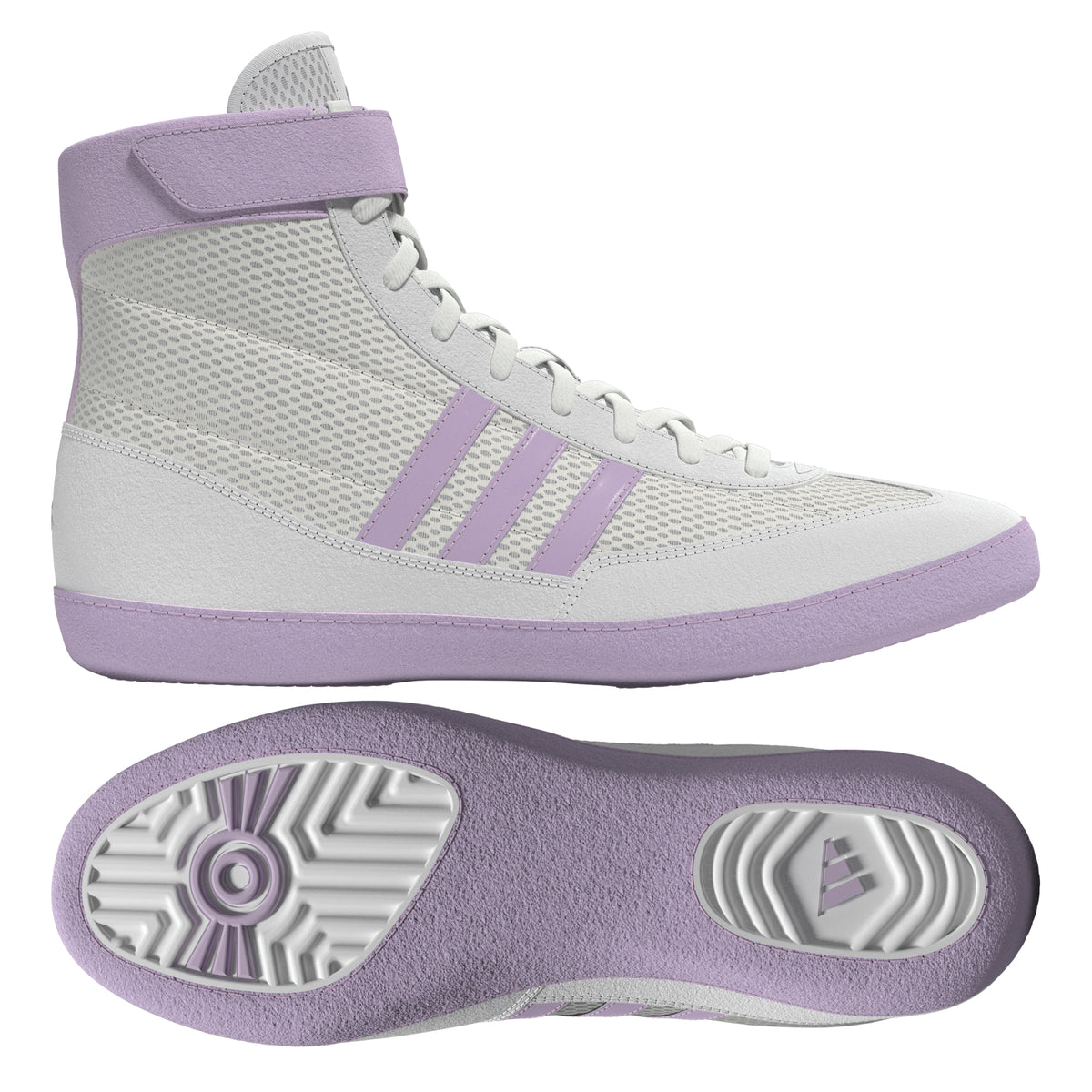 Adidas Combat Speed 4 Women's White/Lavender Wrestling Shoe