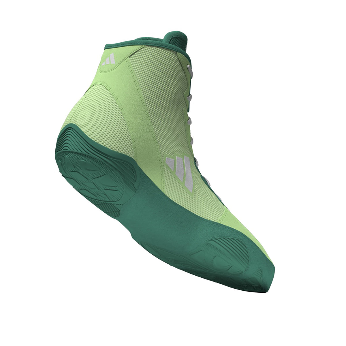 Adidas Adizero Lime/White/Teal Wrestling Shoes