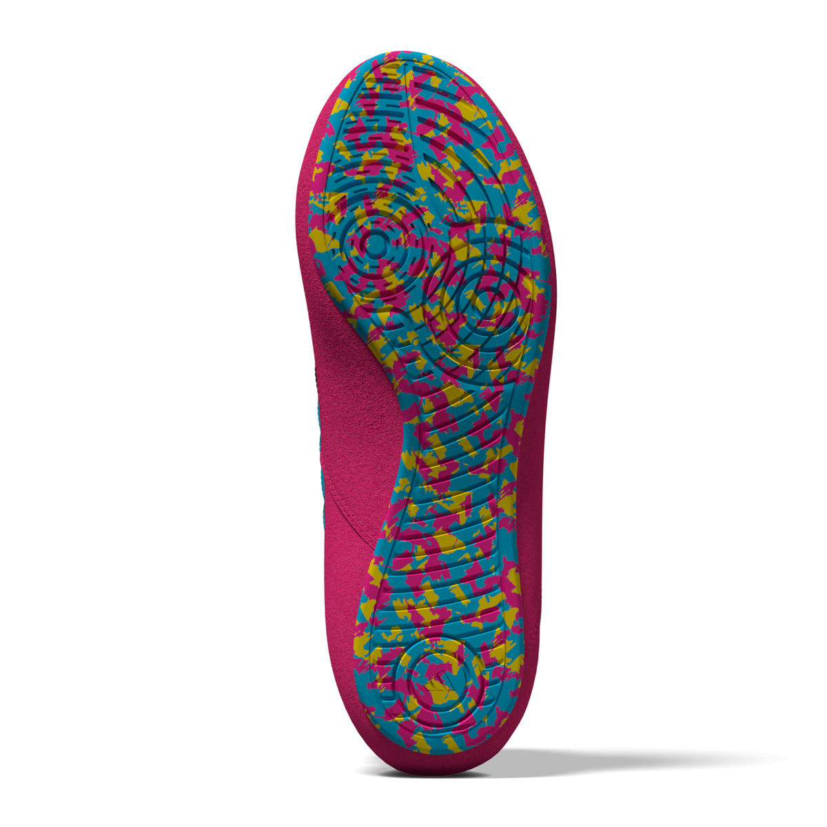 Adidas HVC 2 Youth Black Cyan Pink Wrestling Shoes