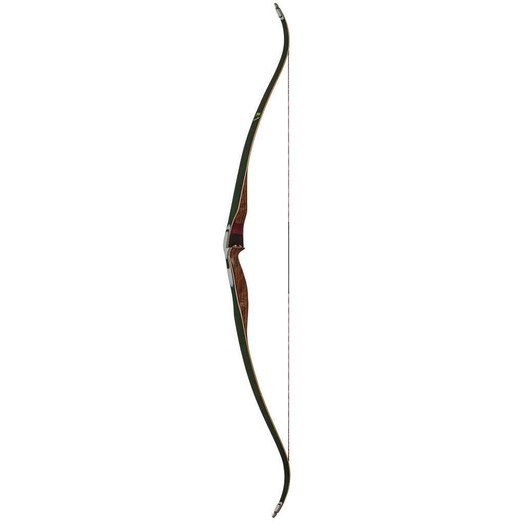 Bear Kodiak Recurve in Shedua and Green 40 lbs. RH - Front View