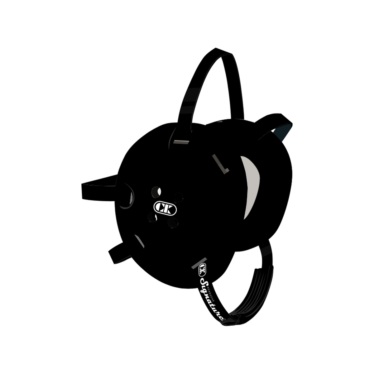 Cliff Keen CE58 Custom E58 Signature Wrestling Headgear in Black/Black