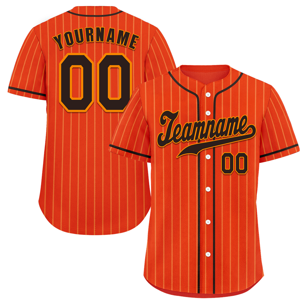Custom Red Stripe Fashion Black Authentic Baseball Jersey