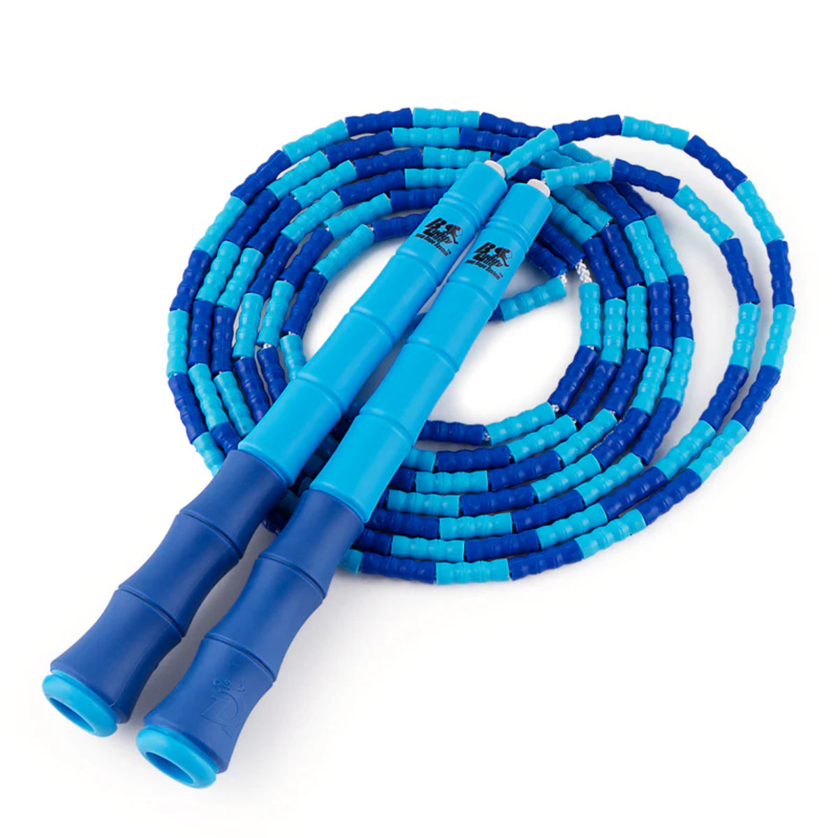 Buddy Lee Beaded Speed Training Jump Rope in Blue on a white background
