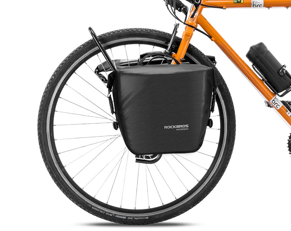 ROCKBROS Front Roller Panniers Bag Sturdy with Handle Shoulder Strap 1 Pair