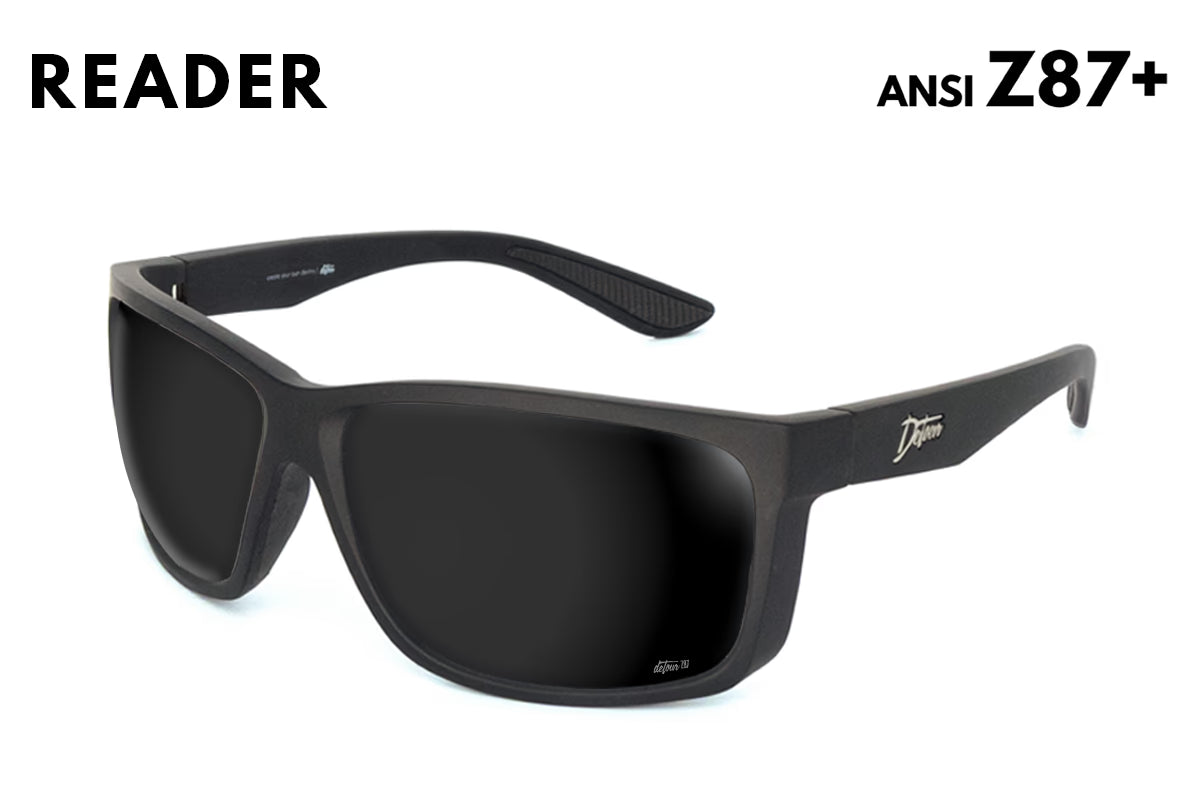 Breach Bifocal Reader - Jet Black Polarized