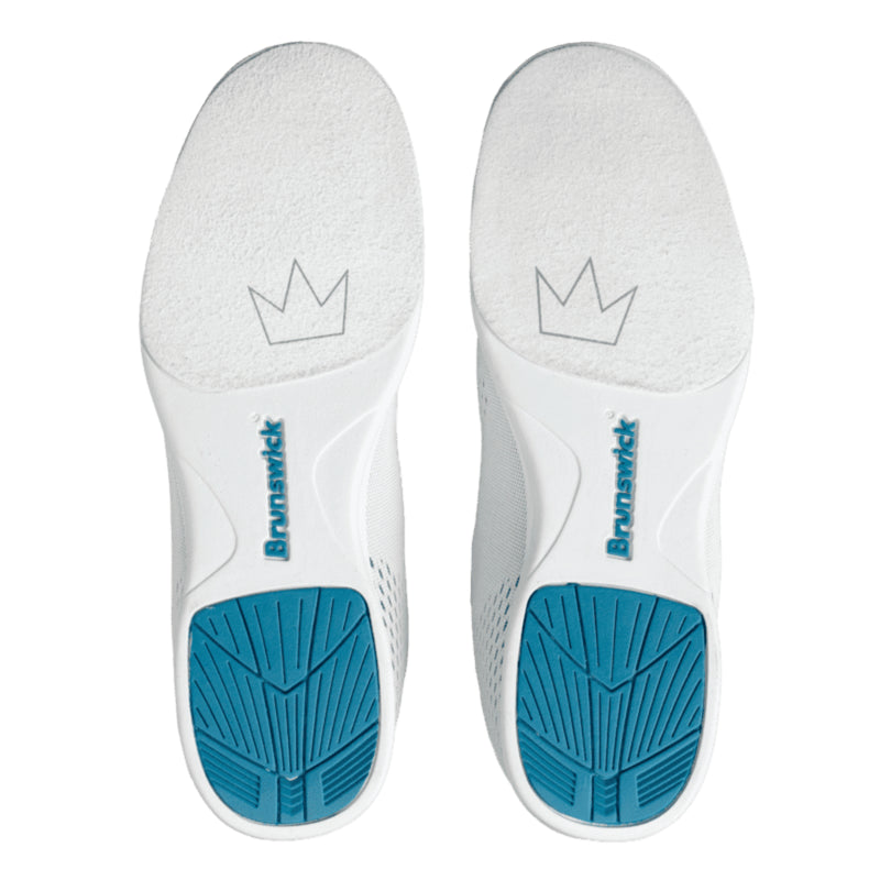 Brunswick Axis White Teal Women’s Bowling Shoes