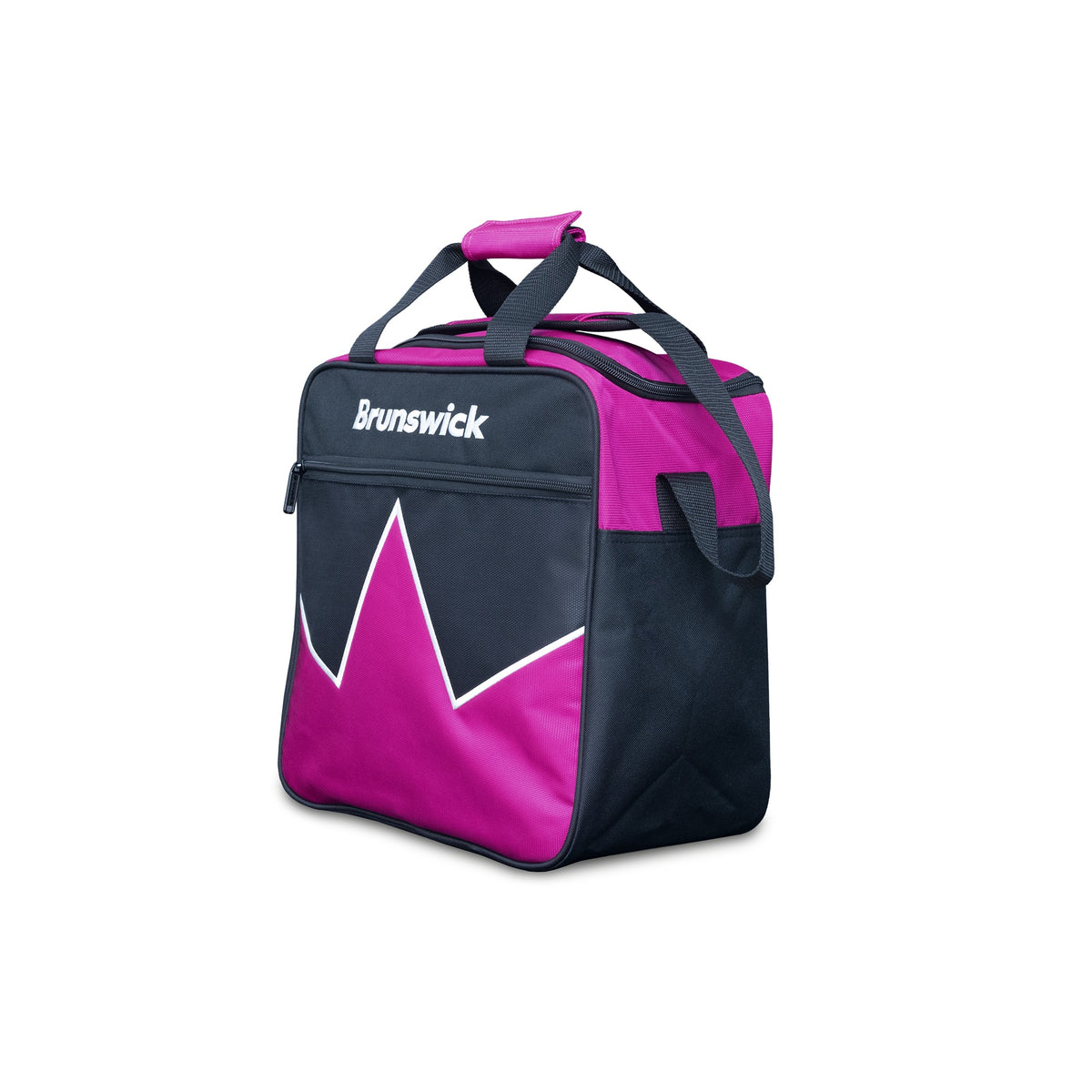 Brunswick Blast Single Tote Bowling Bag - Raspberry - Brunswick Blast Single Tote Raspberry 2026 3qtr 1600x1600