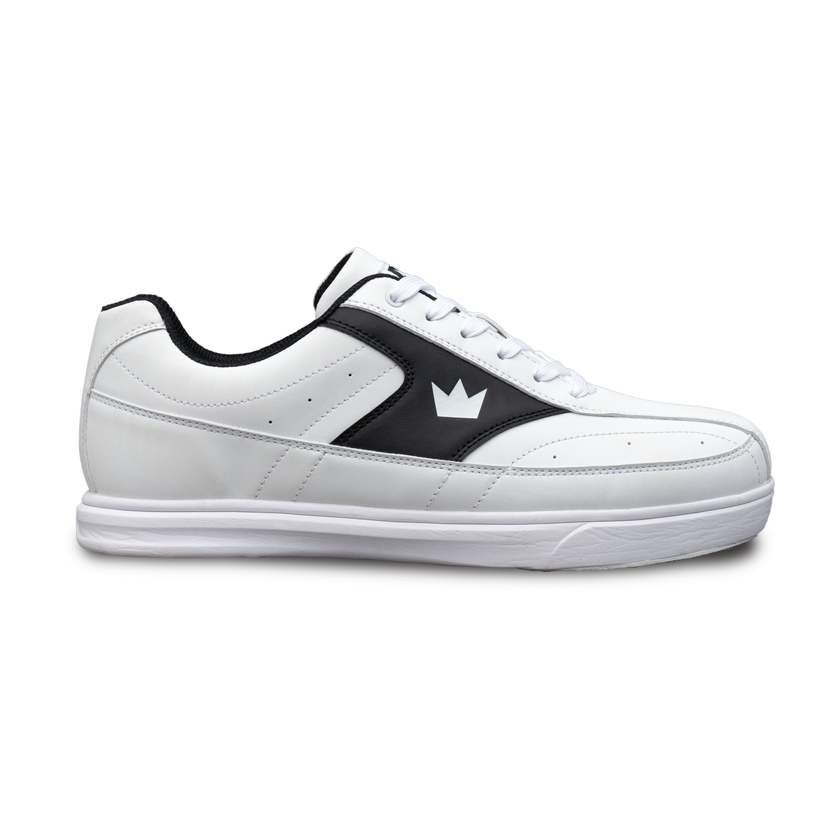 Brunswick Renegade, Mens Performance Bowling Shoe in White/Black