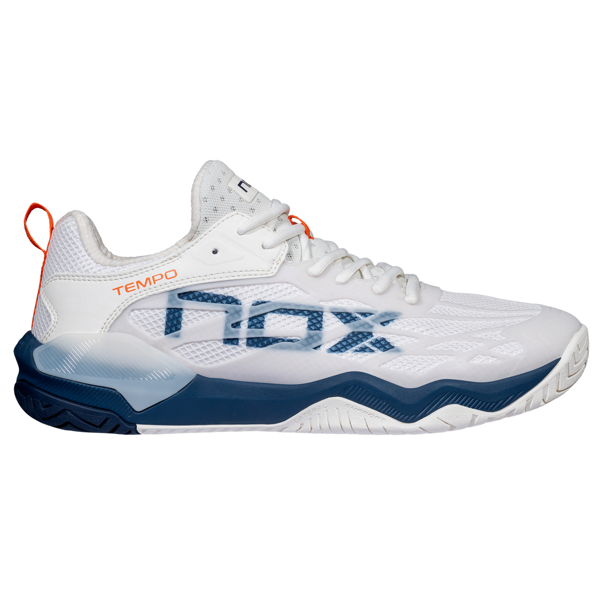 NOX LUX TEMPO 2 Pickleball Shoes, Sugar Swizzle - Side View