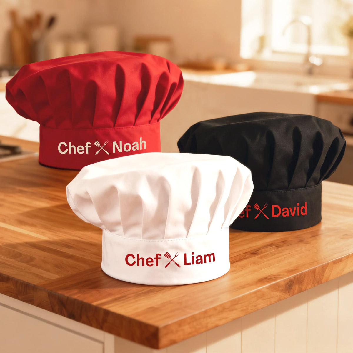 Personalized Grill Chef Hat – Custom Name
